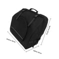 thumbnail image 2 of PTOOTP Black Oxford Cloth Accordion Storage Bag Padded Adjustable Backpack for Musical Instruments, 2 of 8