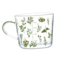thumbnail image 2 of Taza de café grande BLESIY de cristal Transparente 500ml con escala para desayuno, 2 of 8