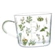 thumbnail image 2 of Taza de vidrio con estampado transparente grande para el hogar, con escala, taza de café de 500ml, tazas de leche, jugo para desayuno, boda, Navidad, 2 of 8