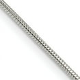 thumbnail image 2 of 925 Sterling Silver 1.25mm Cubetto Omega Snake Chain Herringbone Necklace, 2 of 4