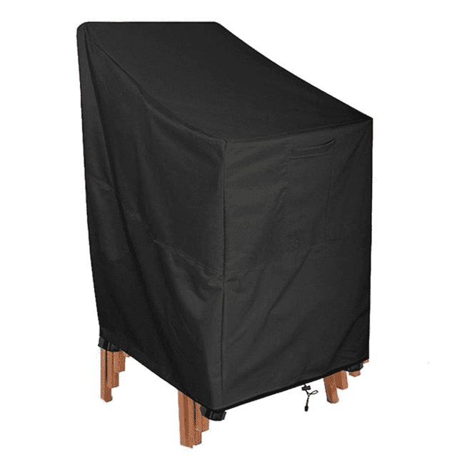 Cubierta plegable para tumbona, cubierta de almacenamiento reclinable Oxford 420D, impermeable, anti-UV, protege contra daños por corrosión (120 * 66 * 73 * 84 cm)