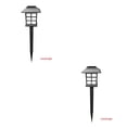 thumbnail image 3 of Inteprter 2/4/6/8 Uds. Lámpara de tierra lámpara de jardín cuadrada de energía Solar luz de noche LED para exteriores para pasarela de camino, luz Type1 NO1 Inteprter CBP167423, 3 of 6