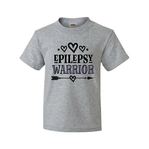 Inktastic Epilepsy Warrior Awareness Support Youth T-Shirt