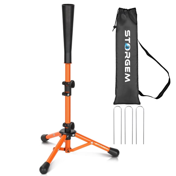 Tee de béisbol Storgem ajustable en altura para entrenamiento infantil