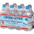 Crystal Geyser Natural Alpine Spring Water, 8 Fl Oz, 32 Count