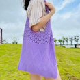 thumbnail image 3 of Kukuzhu Large Knit Tote Bag for Women Stylish Crochet Shoulder Bag Hobo Bag for School Travel, 3 of 4