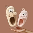 thumbnail image 4 of Otqutp Teen Boys Girls Plush Slippers Cute Bear Animals Fleece Lined Slipper Soft Comfort Winter Warm Non Slip House Shoes, 4 of 4