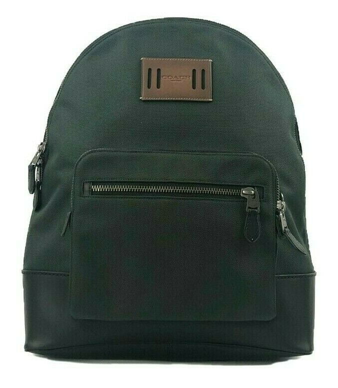 coach green backpack
