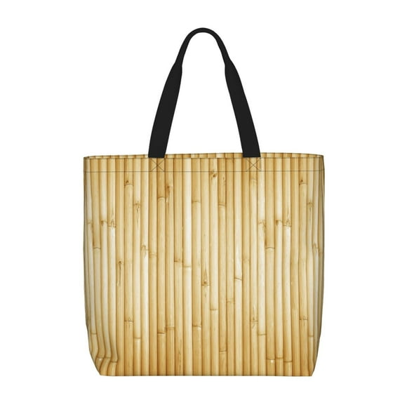 Xecao Bamboo Wall forReinforced Shoulder Tote Bag Scratch-Proof Design Spacious Organizer Crossbody Carry Daily Commute Must-Have