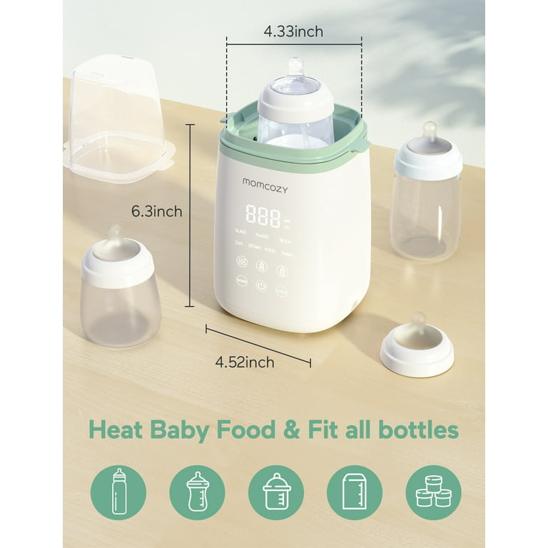 Momcozy Baby Bottle Warmer in White
