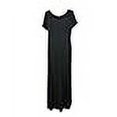 thumbnail image 3 of Mary Square Robe Maxi pour Femmes (Noir, Très Petit), 3 of 3