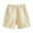 Light Yellow, variant on Utlike Kids Elastic Waist Shorts Comfortable Casual Playwear Breathable Summer Active Wear Toddler To Teen Adjustable Fit Breathable Boys Shorts Size 2 Years-3 Years