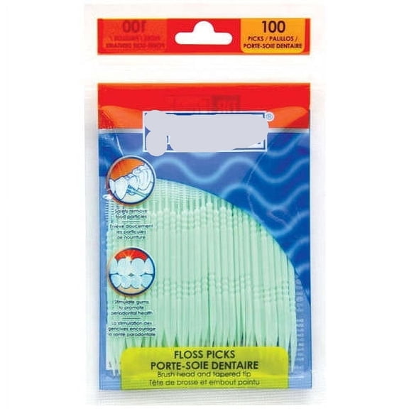 Fresh Floss Picks, 100 count