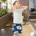 thumbnail image 5 of BZSMCE Adjustable Drawstring Casual Shorts With Blitz Rugby Pattern, 5 of 9