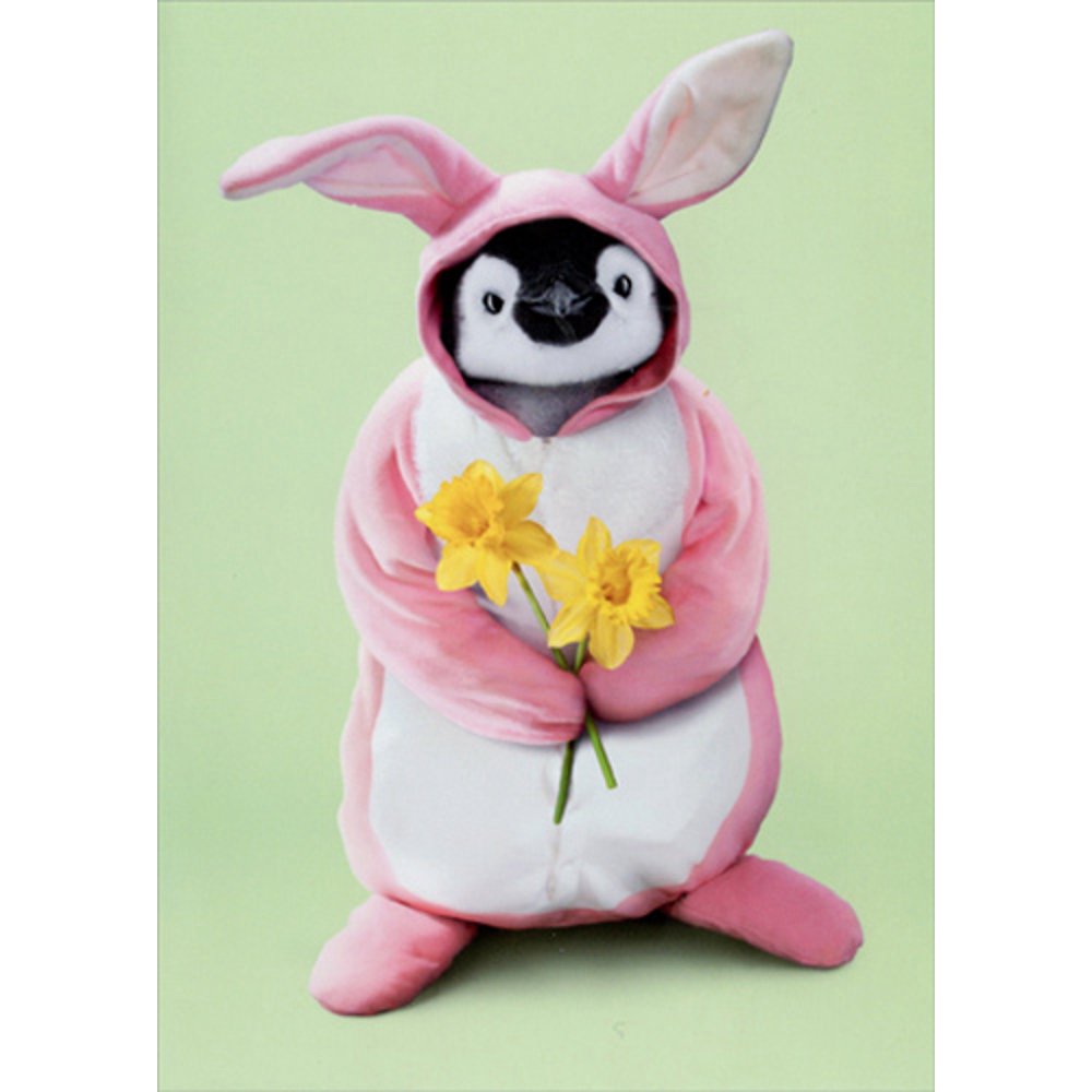 Avanti Press Penguin Bunny Easter Card