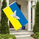 thumbnail image 5 of Peace Flag 150 X 90 Cm Windward Banner Dove Peace Sign Symbol Flag Vivid Colour Flag Uv Fade Resistant Flag Polyester Banner Large Flag, 5 of 5