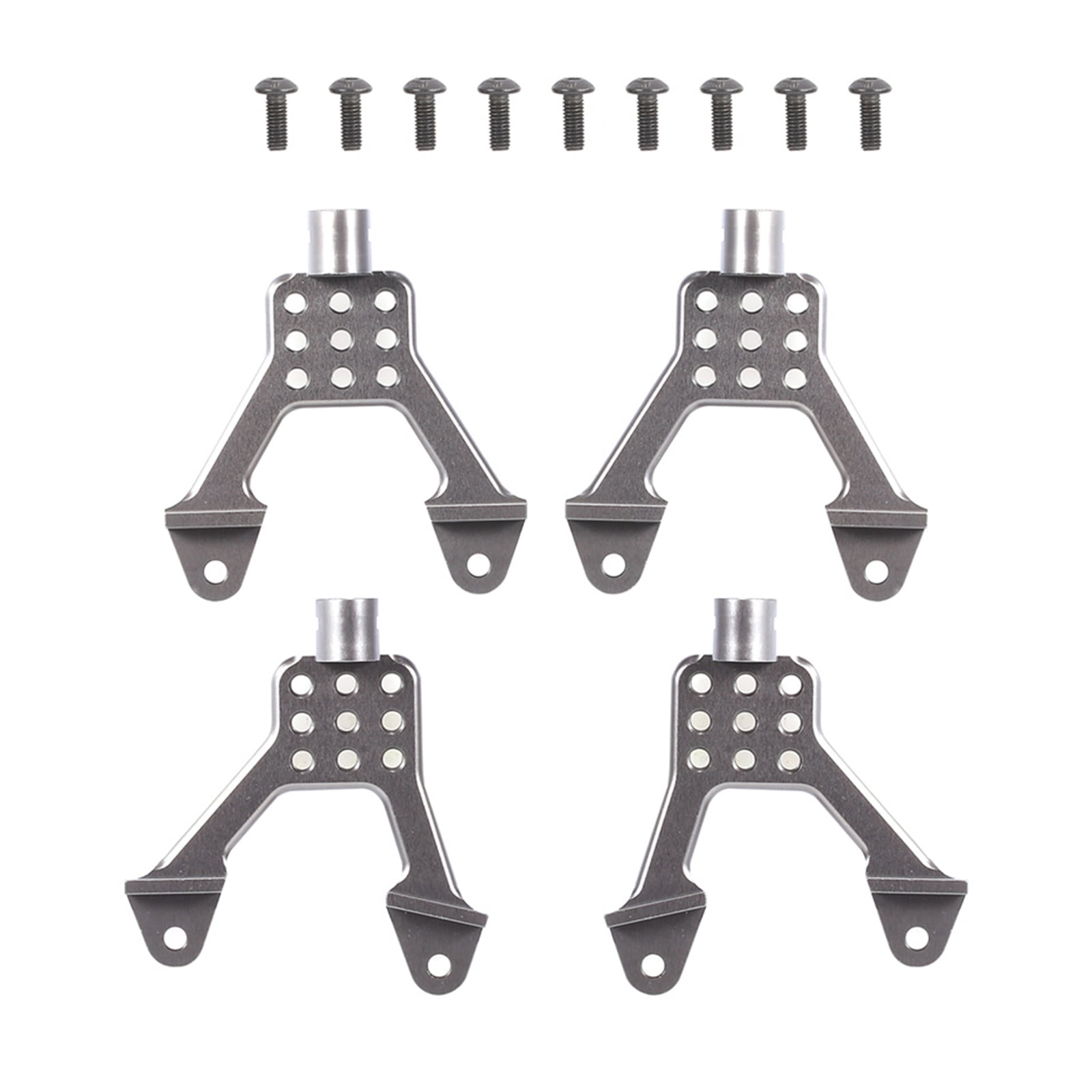 Aluminum Front & Rear Shock Tower Hoops Absorber Bracket RC Car Shock Tower Upgrade Parts for 1/10 RC Axial SCX10 Car 