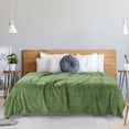thumbnail image 3 of Unique Bargains Luxury Fleece Bed Blanket Woven Mesh, 3 of 10