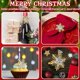 thumbnail image 5 of Juego de 8 servilleteros navideños plateados con forma de copo de nieve for mesas de comedor: decoración rústica for bodas, Navidad, Acción de Gracias y cenas festivas., 5 of 6