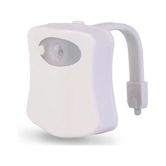 Automatic Led Toilet Light Motion Sensor Bathroom Night Light 8 Color Cycles Waterproof Flexible Design for Night Time Bathroom Navigation and Safety