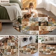 thumbnail image 5 of Round Rug 4Ft Washable Non-Slip, Floral Patchwork Circle Area Rugs for Living Room Bedroom, Vintage Country Geometric Flower Indoor Floor Mats Carpet Runner for Home Decor Aesthetic, 5 of 8