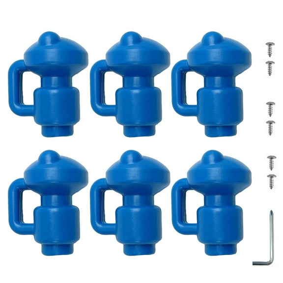 Troglfold trampoline parts 1 Set of Professional Trampoline Replacements Wear-resistant Rod Covers Plastic Trampoline Parts,4.33"X2.95"X0.59"