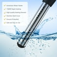 thumbnail image 3 of Chauffe-eau à immersion 1500 W, Chauffe-Eau Électrique portable avec Couvercle Protecteur en Acier Inoxydable, Convient aux Baignoires, Seaux, Piscines Gonflables, 3 of 8