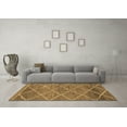 thumbnail image 3 of Ahgly Company Indoor Rectangle Abstract Brown Modern Area Rugs, 4' x 6', 3 of 4