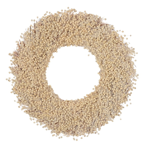 18" Cream Wreath by Ashland  - Spring Floral for Crafting and Home Decor