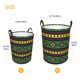 thumbnail image 3 of Fotbe Carnival Mardi Gras Cesto de Ropa con Asas, Cesto Impermeable de Gran Capacidad, Bolsa de Lavado para Dormitorio, Cesto de Ropa con Ruedas y Asas-Small, 3 of 6