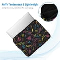 thumbnail image 2 of FORMRS 13-13.3 inch Laptop Sleeve Case Soft Carrying Quilted Computer Bag Cover, Black Neon Lightning, 2 of 7