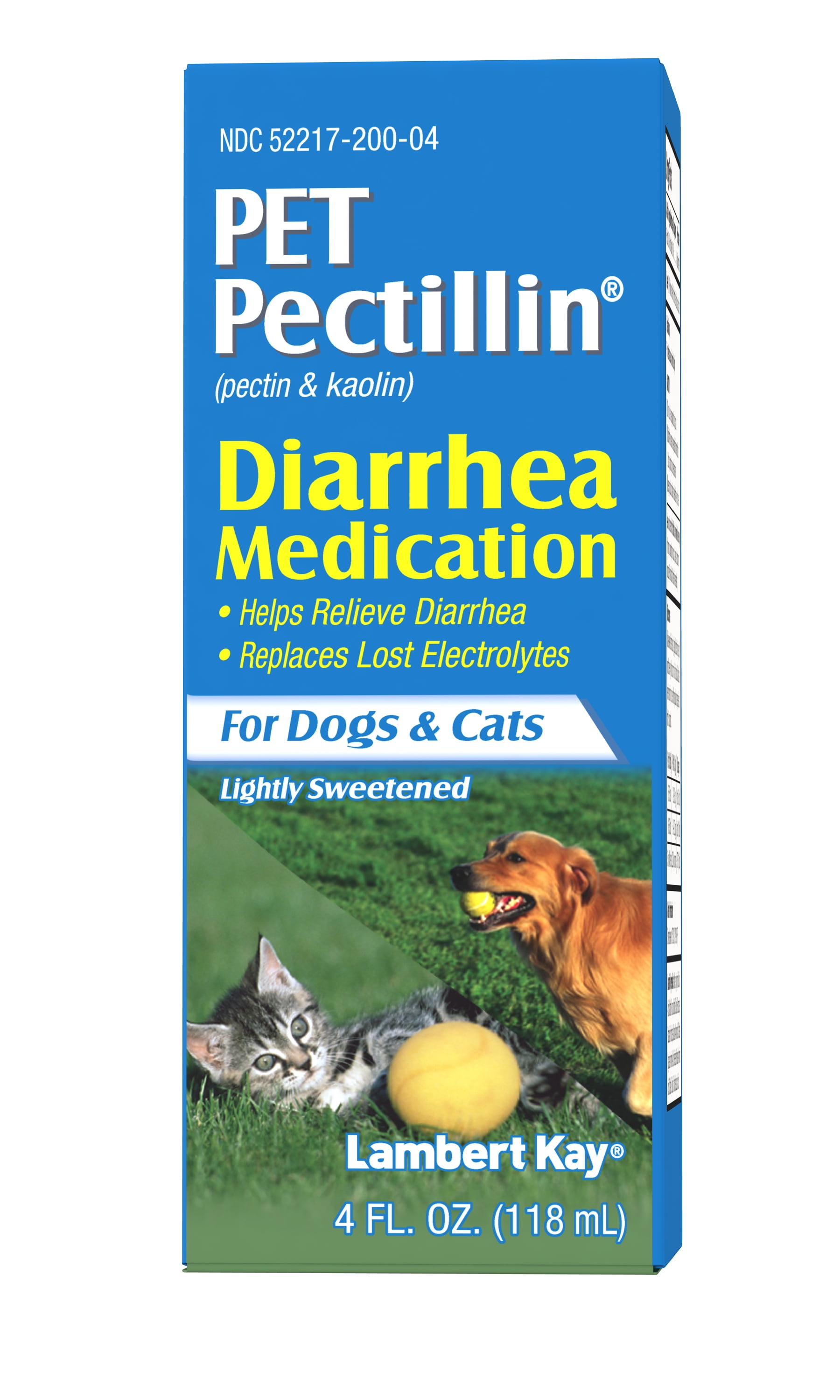 PetAg Pet Pectillin Diarrhea Liquid Medication for Dogs and Cats, 4 fl. oz.