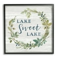 thumbnail image 2 of Stupell Industries Sweet Lake Quote Rustic Floral Botanical Frame, 24 x 24, Design by Silvia Vassileva, 2 of 5