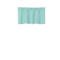 thumbnail image 4 of Rs9 1-Piece Green Teal Swag Straight Insulated Foam Lined Blackout Rod Pocket Window Valance 38"Wx 18"L, 4 of 5