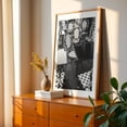 thumbnail image 3 of Paris Bistro - Paris Île-de-France France Photography Black and White Vintage Street Photography Pattern Café Retro Architecture Unframed Wall Art Print 32 x 48 inches, 3 of 60