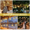 thumbnail image 4 of Nvzi 3 piezas de 35,4 pulgadas de papel de Navidad con forma de estrella, lámpara colgante de papel 3D, fiesta del día de la independencia, decoración del hogar, dorado, 4 of 4
