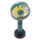 thumbnail image 4 of Mini ventilador de mano, viento fuerte, carga USB, diseño de aspa de ventilador grande, ventilador portátil de mano con base para viajes a casa, verde oscuro, 4 of 14