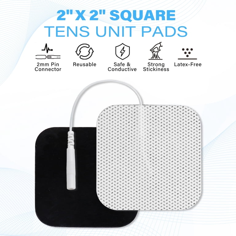 Generic Replacement Slim Body Massager Electrode Pads For Ems Nerve Muscle Stimulator Tens Acupuncture Electrode Pads Massager