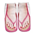 thumbnail image 3 of Chanclas 3D, calcetines divertidos para mujer y niña, calcetines con estampado, pantuflas personalizadas novedosas estilo A, 3 of 9
