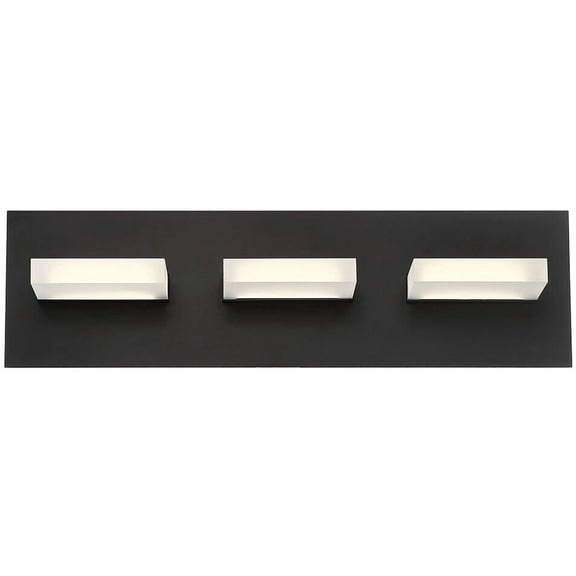 18 Inch 15W 3 Led Bath Bar-Black Finish Eurofase Lighting 28020-023