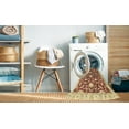 thumbnail image 2 of Ahgly Company Machine Washable Indoor Rectangle Abstract Mustard Yellow Area Rugs, 8' x 12', 2 of 7