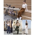thumbnail image 7 of REDESS Pants for Women Elastic High Waisted Wide Leg Lounge Pants,Size S-2XL, 7 of 7