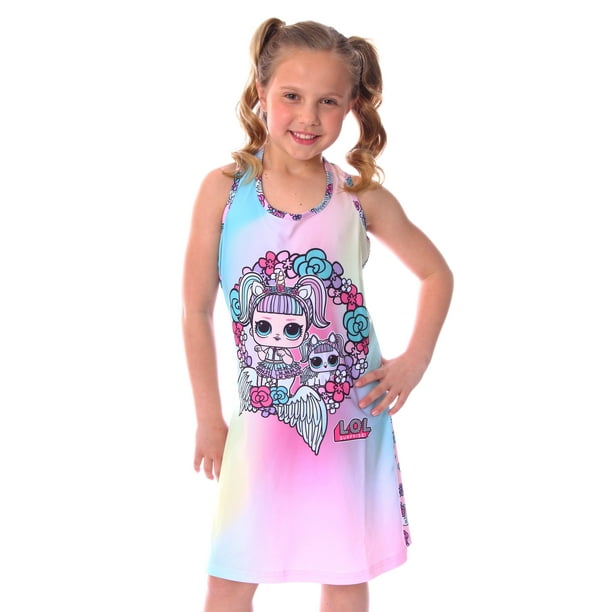 Intimo LOL Surprise! Dolls Unicorn Love Racerback Nightgown Pajamas