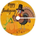 thumbnail image 1 of FMSHPON Thanksgiving PumpkinTurkey Xmas Christmas Tree Skirt Stand Mat for Holiday Party Decoration Indoor Outdoor 36 inches, 1 of 6
