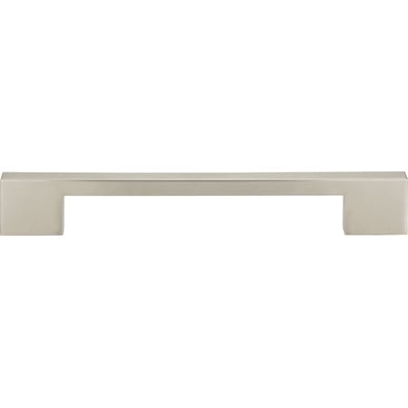 Atlas Homewares A826-BN 8-5/8-Inch Euro-Tech Collection Thin Square Rail Pull, Brushed Nickel