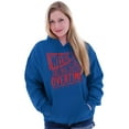 thumbnail image 4 of Weekend Overtime College Sports Gym Unisex Plus Fleece Graphic Hoodie Brisco Brands 2X, 4 of 5