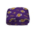 thumbnail image 2 of NBA Los Angeles Lakers Bed in a Bag, 100% polyester, Twin Size, Team Colors, 4 Piece Set, 2 of 4