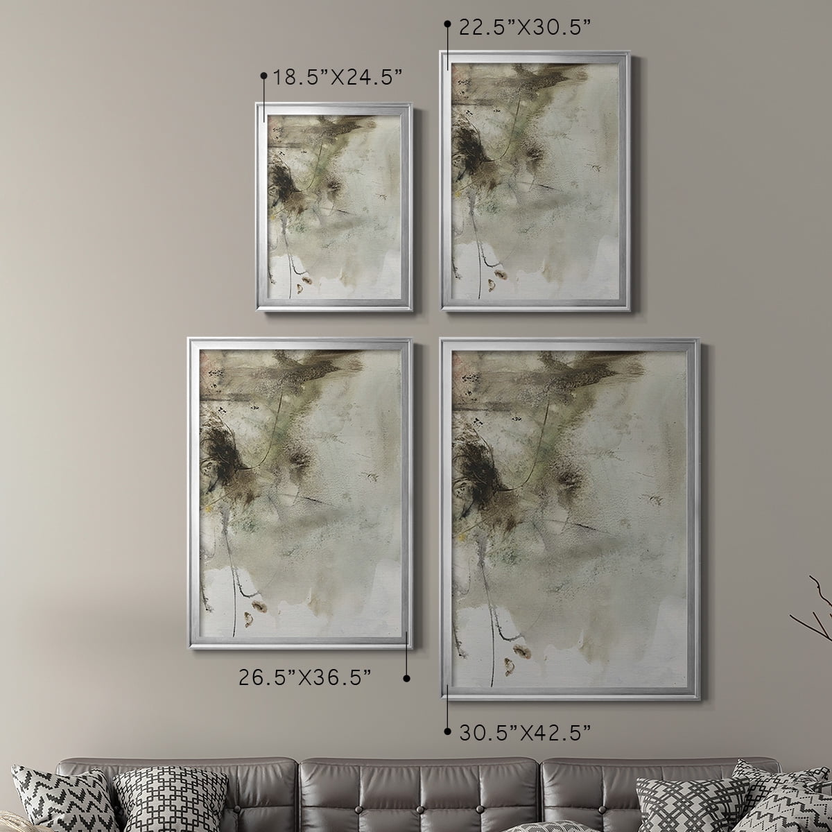 Soft Inspiration IV Premium Framed Print, in Gold, Black, or Silver - Ready to Hang