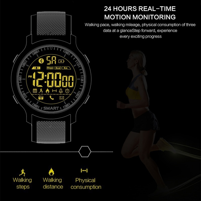 IP67 Waterproof EX18 Bluetooth Smart Watch Support Call and SMS Alert  Pedometer Sports Activities Tracker Camera Wristwatch | Walmart Canada