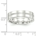 thumbnail image 3 of SS 6mm Polished Fancy Band Size 8, 3 of 3